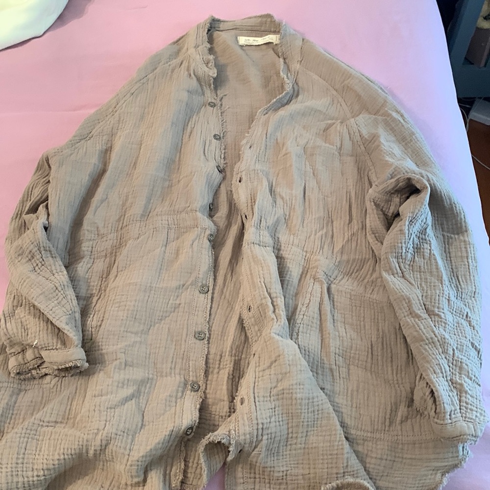 Free people button up